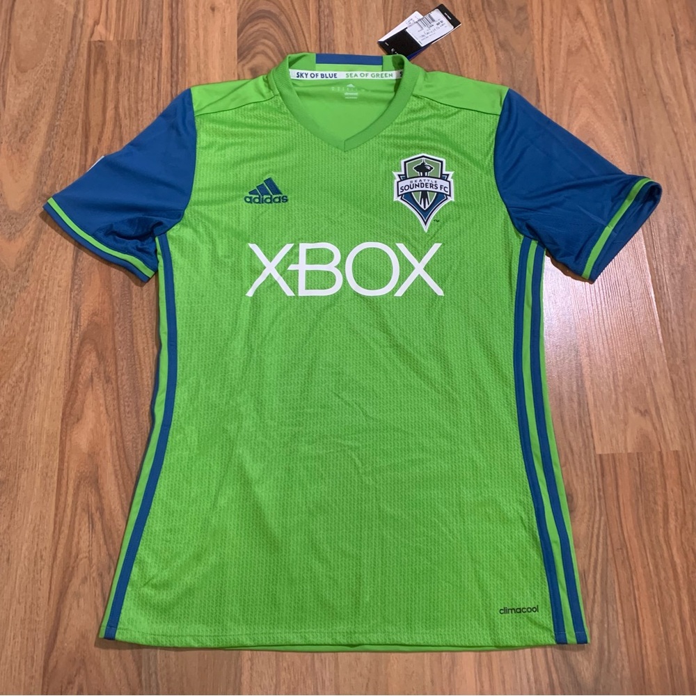NWT Adidas Seattle Sounders FC Team Soccer Jersey Women’s Size Small